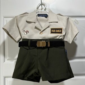 Junior Ranger Costume - Cream and Olive